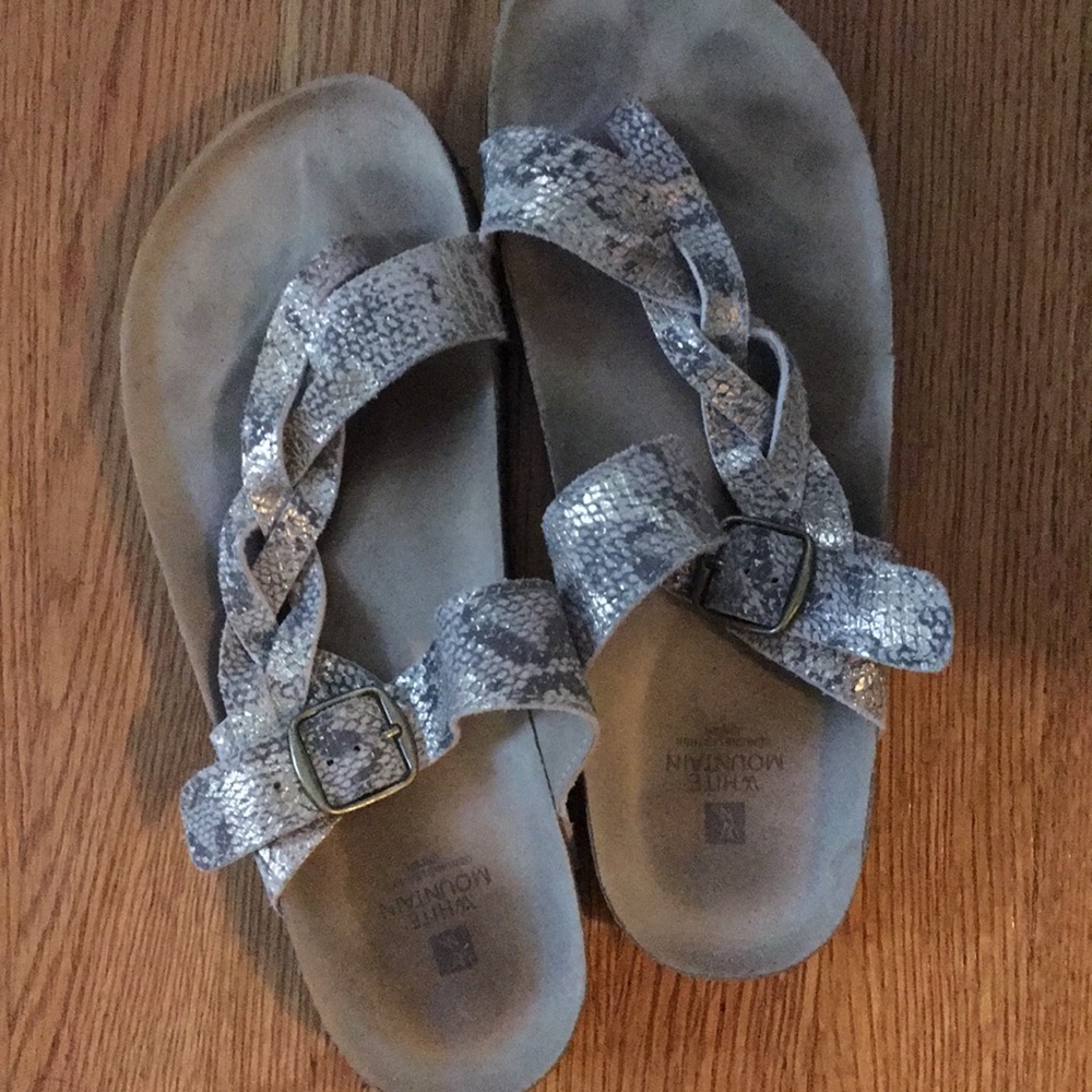 Snake skin berkinstock sandals